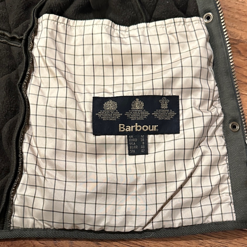 Barbour Dark Green Quilted Women's Vest - Picture 6 of 6